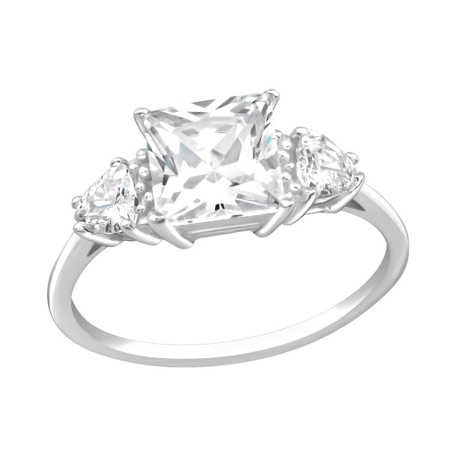 Square Promise Ring - Aurum Oasis Jewellery