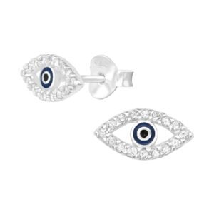 Evil Eye Ear Studs