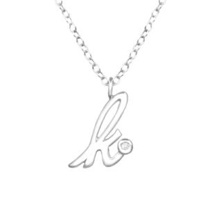 "K" Initial Necklace