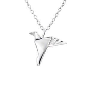 Origami Bird Necklace