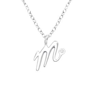 "M" Initial Necklace