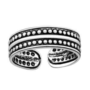 Adjustable Dotted Toe Ring