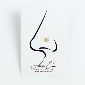 Essential Flower Nose Pin - 14ct Gold