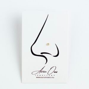Essential Bezel Nose Pin - 14ct Gold